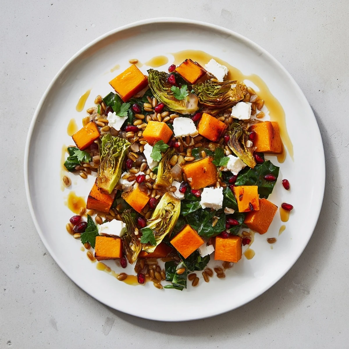 Harvest Grain Bowl Pumpkin Kale