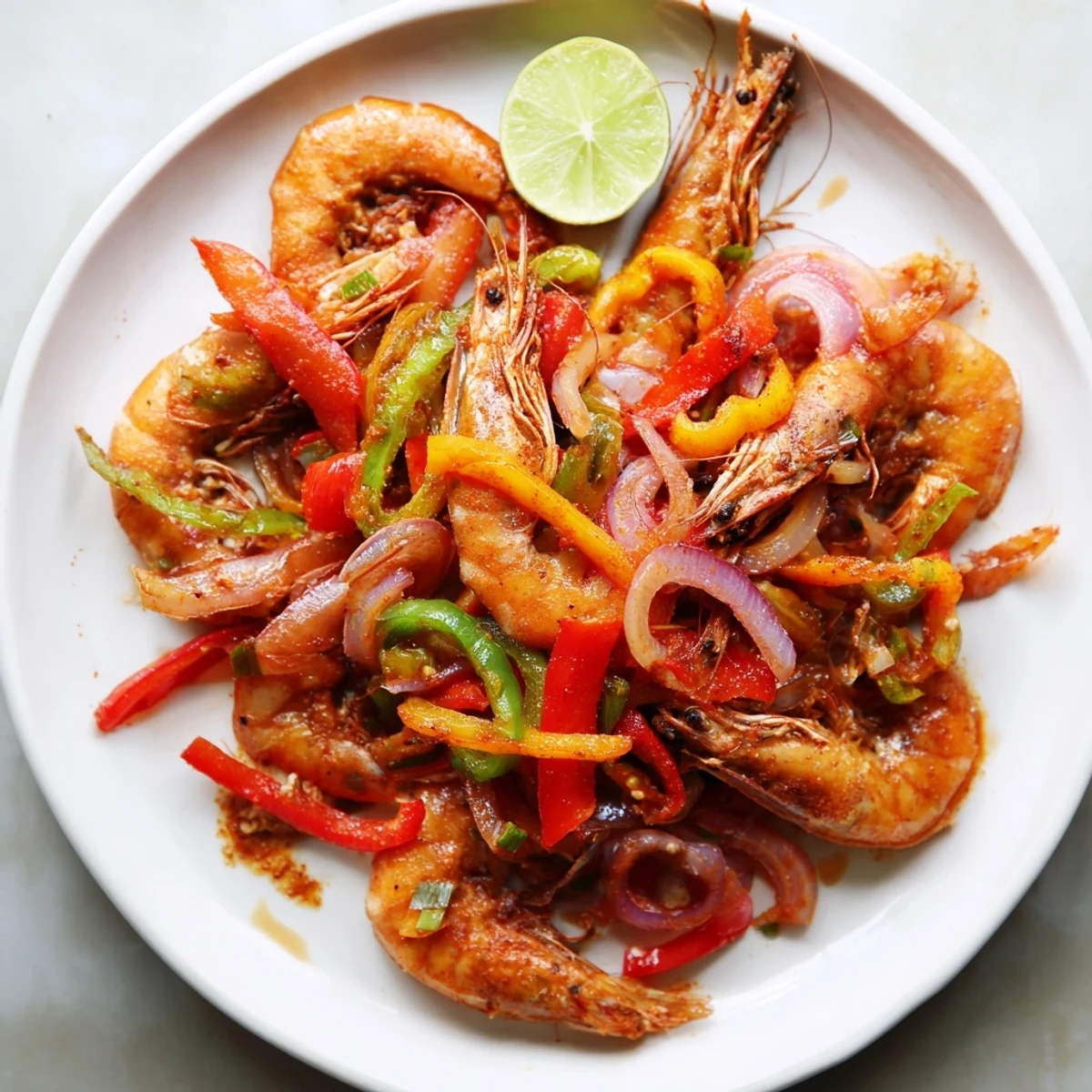 Easy Sheet Pan Shrimp Fajitas
