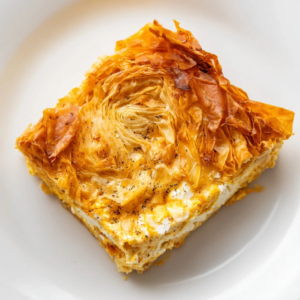 Serbian Layered Cheese Pie