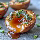 Beautifully soft-boiled Spicy Miso Marinated Eggs, ready to top your favorite ramen.