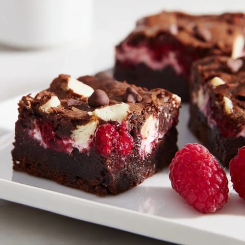 White Chocolate Raspberry Blondies