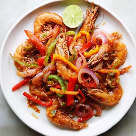 Easy Sheet Pan Shrimp Fajitas