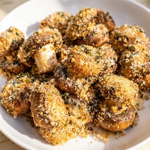 Ranch Seasoned Crispy Mushrooms