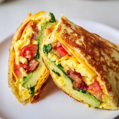 Crispy Breakfast Wrap Fold