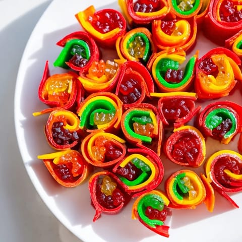 Rainbow Candy Roll Ups
