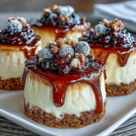 2. Creamy, smooth housewarming mini cheesecakes baked in a mini muffin tin, garnished with whipped cream and chocolate shavings.  