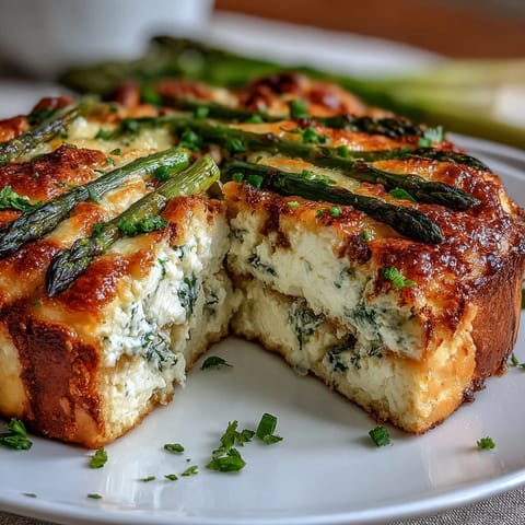 Spring Asparagus Tart Puff