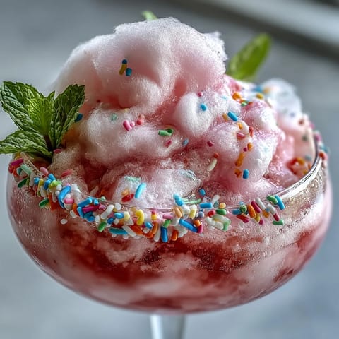 Cotton Candy Lemonade Float