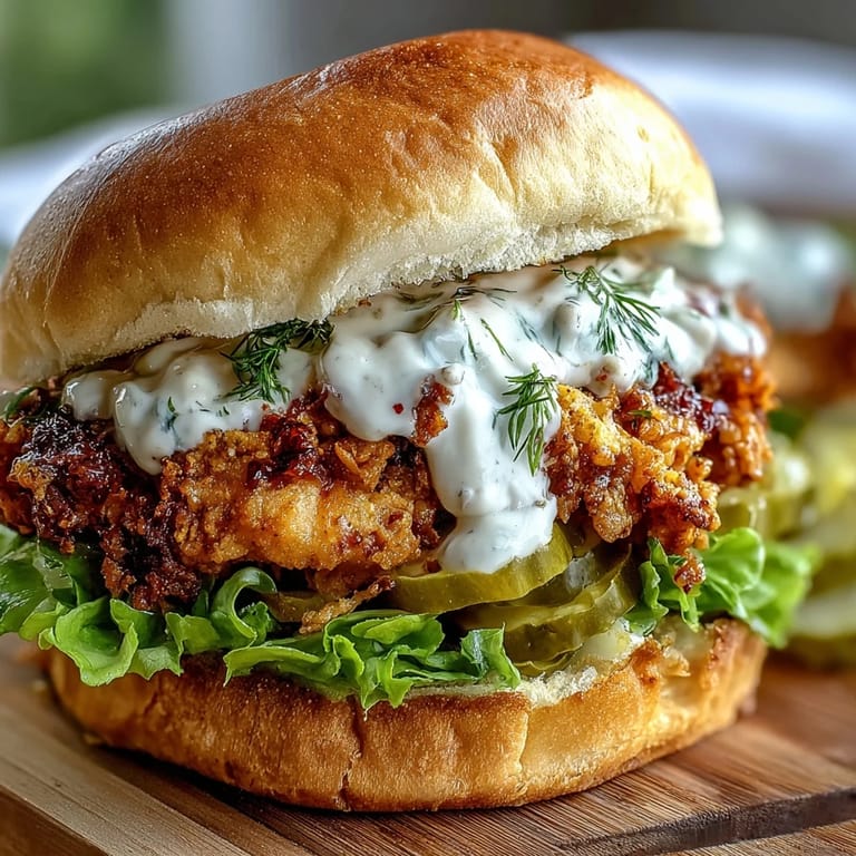 The spicy chicken sandwich features a golden, crispy patty on a buttery bun, topped with fresh lettuce and pickles, ideal for game day.