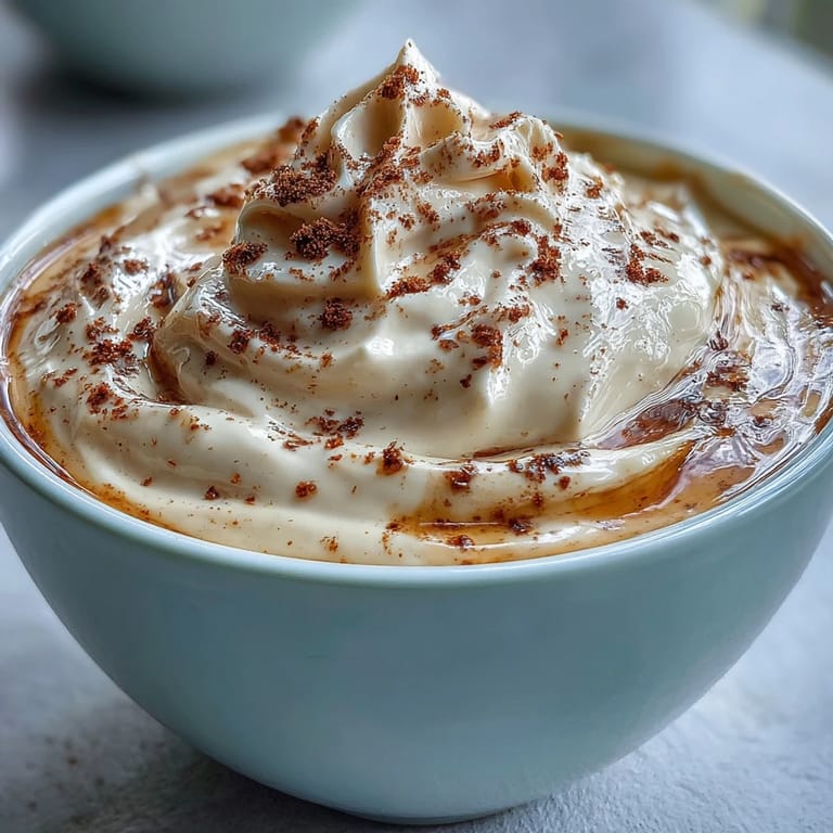 Silky Hojicha Pudding custard with roasted tea leaves garnish, ready to serve.