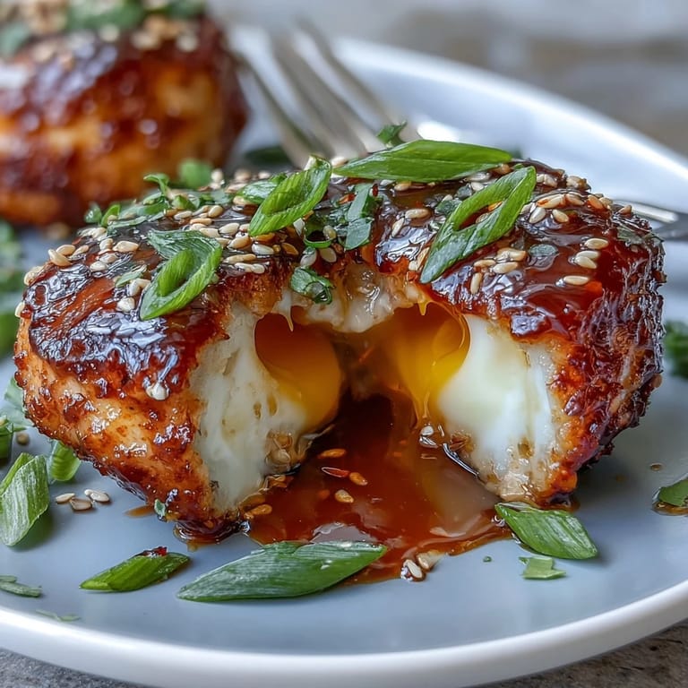 Deliciously marinated Spicy Miso Eggs, a flavorful Japanese-inspired snack, perfectly seasoned.